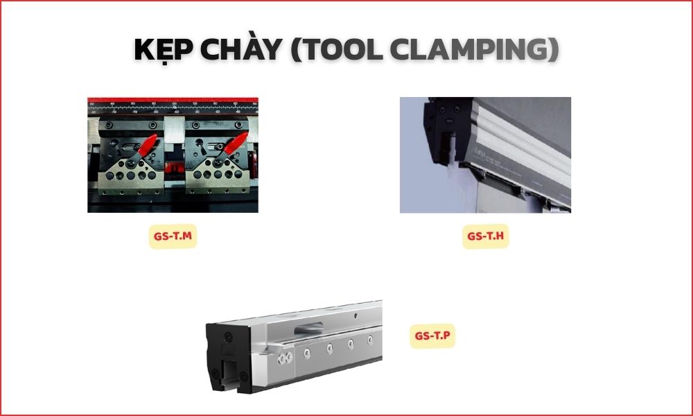 Kẹp chày (Tool clamping / Top tool clamping)