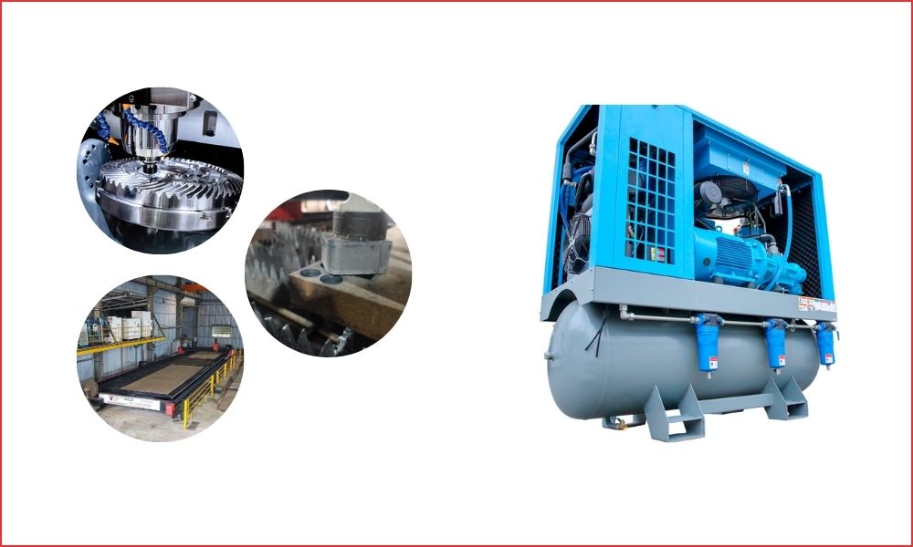Ứng dụng chính của máy nén khí trục vít cao áp All-in-One