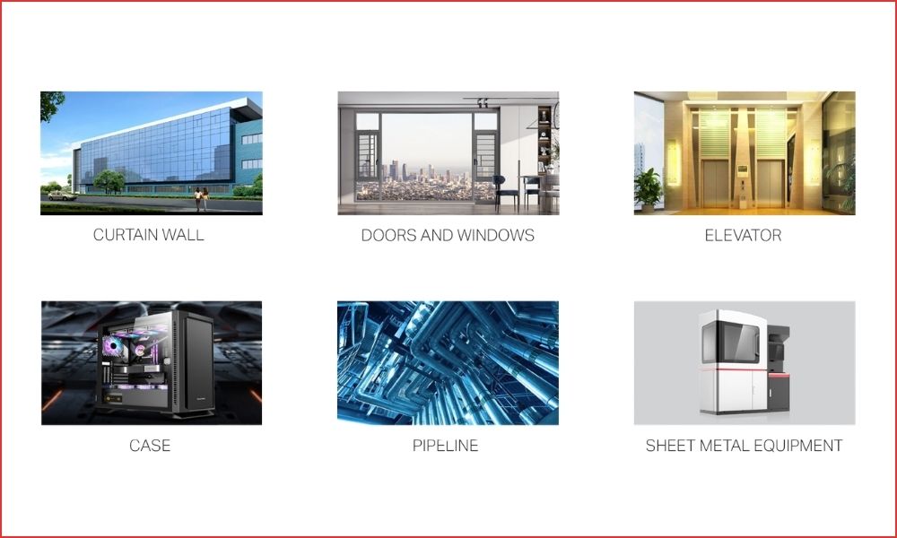 Ứng dụng của máy chấn CNC tandem kép HM Series