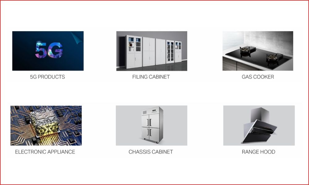 Ứng dụng của máy chấn tôn CNC NG Series